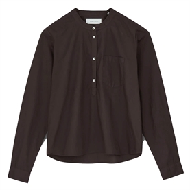 Skall Studio Agnes Skjorte, Dark Brown 